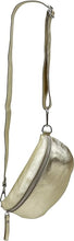 Charger l'image dans la galerie, Sac Banane Femmme en Cuir Format Classique Porté Ceinture et Poitrine Idéal Sport et Voyage Doré Irisé-Matéra