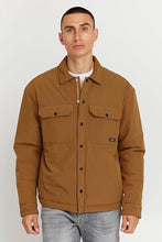 Charger l'image dans la galerie, Surchemise Homme Manches Longues Camel, Col Club - Style 20714381/171327