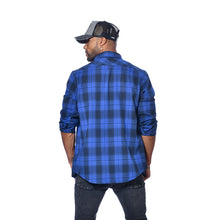 Charger l'image dans la galerie, Chemise Manches Longues à Carreaux Bleu Von Dutch - Style Décontracté et Tendance