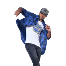 Charger l'image dans la galerie, Chemise Manches Longues à Carreaux Bleu Von Dutch - Style Décontracté et Tendance