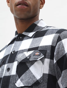 Chemise Homme Dickies Sacramento Black - Style Classique à Carreaux Noir et Blanc