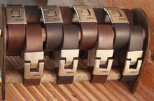 Charger l'image dans la galerie, BRACELET HOMME CUIR PUNTO AR LISA ANCHA - Élégance et Raffinement en Noir, Brun et Rouge