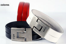 Charger l'image dans la galerie, BRACELET HOMME CUIR PUNTO AR OVEJERA - Style Élégant et Moderne