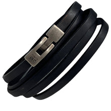 Charger l'image dans la galerie, Bracelet Mixte Cuir Plat Punto Ar 75 - Style Unique en Cuir Argentin, Espagnol et Italien