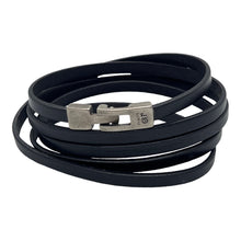 Charger l'image dans la galerie, Bracelet Mixte Cuir Plat Punto Ar 75 - Style Unique en Cuir Argentin, Espagnol et Italien