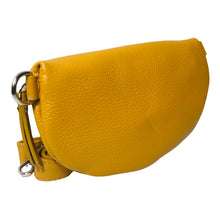 Charger l'image dans la galerie, Sac Banane En Cuir Grainé Homme et Femmme Format Classique Porté Ceinture et Poitrine Idéal Sport et Voyage Matéra-Jaune
