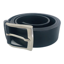 Charger l'image dans la galerie, Ceinture Homme Cuir Véritable Noir - Taille Ajustable, Largeur 4 cm - Élégance et Durabilité CTR2008