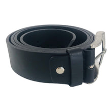 Charger l'image dans la galerie, Ceinture Homme Cuir Véritable Noir - Taille Ajustable, Largeur 4 cm - Élégance et Durabilité CTR2008