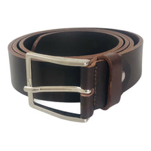 Charger l'image dans la galerie, Ceinture Homme en Cuir Véritable 3,5 cm Marron Foncé - CTR2011, Élégance et Durabilité