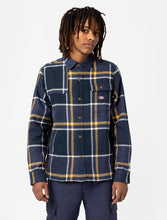 Charger l'image dans la galerie, Chemise Dickies Nimons Blue pour Homme - Élégance Décontractée en Flanelle à Carreaux