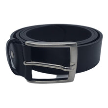 Charger l'image dans la galerie, Ceinture Homme en Cuir Véritable Noir 3,5 cm - Élégance et Durabilité CTR2012
