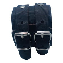 Charger l'image dans la galerie, Bracelet de Force en Cuir Véritable Double Lanières Marron Foncé - Confort et Robustesse - MATOSINHOS