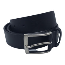 Charger l'image dans la galerie, Ceinture Homme en Cuir Véritable Noir 3,5 cm - Élégance et Durabilité CTR2012