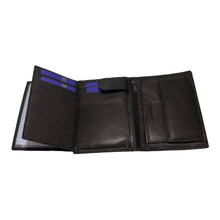 Charger l'image dans la galerie, Portefeuille en Cuir 3 Volets RMN 8199 Marron Foncé - Élégant et Fonctionnel
