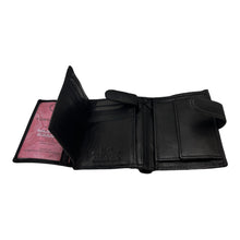 Charger l'image dans la galerie, Portefeuille Cuir 3 Volets RMPortefeuille Cuir 3 Volets RMN 90027 Noir - Élégance et FonctionnalitéN 90027 Noir