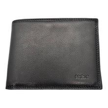 Charger l'image dans la galerie, Portefeuille Format Italien en Cuir Vachette Spirit F3708 Noir - Élégance et Organisation