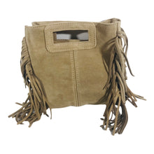 Charger l'image dans la galerie, Sac Alba Beige - Élégance en Croûte de Cuir Façon Daim, Parfait pour Toutes les Occasions