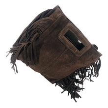 Charger l'image dans la galerie, Sac Alba Chocolat-Bandoulière en Croûte de Cuir - Élégance Italienne