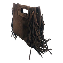 Charger l'image dans la galerie, Sac Alba Chocolat-Bandoulière en Croûte de Cuir - Élégance Italienne