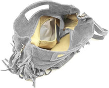 Charger l'image dans la galerie, Sac Alba Gris - Élégance Italienne à Main ou à l'Épaule