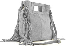 Charger l'image dans la galerie, Sac Alba Gris - Élégance Italienne à Main ou à l'Épaule