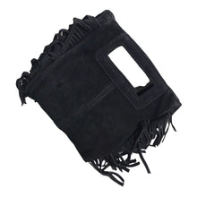 Charger l'image dans la galerie, Sac Alba Noir - Élégance et Versatilité en Croûte de Cuir