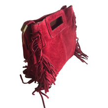 Charger l'image dans la galerie, Sac Alba Rouge-en Croûte de Cuir Bandoulière - Élégance Italienne 🇮🇹