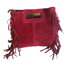 Charger l'image dans la galerie, Sac Alba Rouge-en Croûte de Cuir Bandoulière - Élégance Italienne 🇮🇹