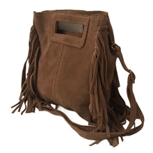 Charger l'image dans la galerie, Sac Alba Taupe-Bandoulière en Croûte de Cuir - Raffinement Italien