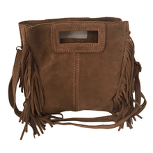 Charger l'image dans la galerie, Sac Alba Taupe-Bandoulière en Croûte de Cuir - Raffinement Italien