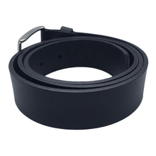 Charger l'image dans la galerie, Ceinture Homme en Cuir Véritable Noir 3,5 cm - Élégance et Durabilité CTR2012