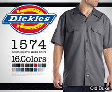 Charger l'image dans la galerie, Chemise Homme Dickies Work Shirt GREY - Manches Courtes, Style Élégant et Décontracté