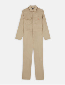 Combinaison Femme Dickies Haughton Manches Longues Beige
