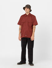 Charger l&#39;image dans la galerie, Chemise Homme Manches Courtes Dickies Work Shirt Brique
