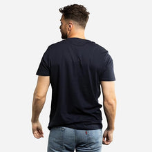 Charger l&#39;image dans la galerie, Tee Shirt Homme Von Dutch Col Rond Manches Courtes LOGO 3-NV-Bleu Marine
