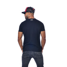 Charger l&#39;image dans la galerie, Tee Shirt Homme Von Dutch Col V Manches Courtes Motar/N-Noir
