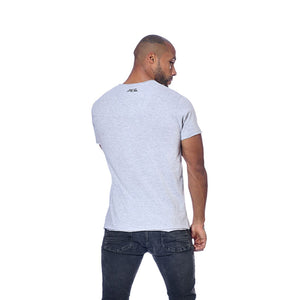 Tee Shirt Homme Von Dutch Col V Manches Courtes Parts-Gris