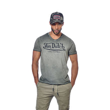 Charger l&#39;image dans la galerie, Tee Shirt Homme Von Dutch Col V Manches Courtes Wolf/K-Kaki
