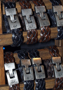 Bracelet Homme Cuir Tressé Punto ArTALCAHUNO