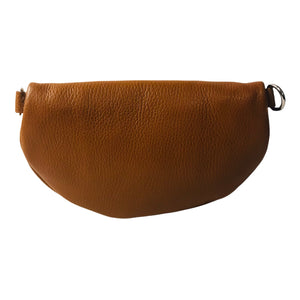 Sac Banane En Cuir Grainé Homme et Femmme Format Classique Porté Ceinture et Poitrine Idéal Sport et Voyage Matéra-Camel