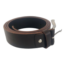 Charger l&#39;image dans la galerie, Ceinture Homme Cuir Véritable Marron Foncé Taille Ajustable Largeur 4 cm - Élégance et Confort CTR2007
