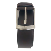 Charger l&#39;image dans la galerie, Ceinture Homme Cuir Véritable Marron Foncé Taille Ajustable Largeur 4 cm - Élégance et Confort CTR2007
