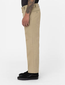 Pantalon Dickies Slim Fit Straight Leg Écru - Style Décontracté pour Hommes