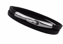 Charger l&#39;image dans la galerie, Bracelet Femme Cuir Plat 5 mm Triple Tours-Gaia
