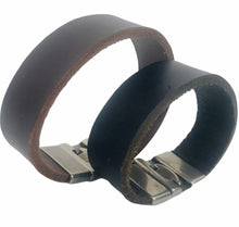 Charger l&#39;image dans la galerie, BRACELET HOMME CUIR  PUNTO AR LISA ANCHA
