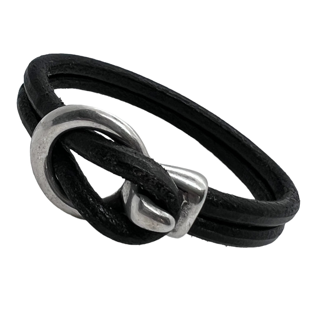 Bracelet Unisexe Cuir Rond Punto Ar Luz - Élégance et Style en Noir, Brun, et Rouge