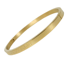 Charger l&#39;image dans la galerie, BRACELET MESSAGE  doré &quot;Maman je t&#39;aime&quot;
