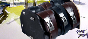 BRACELET HOMME CUIR PUNTO AR LISA TRIPLE