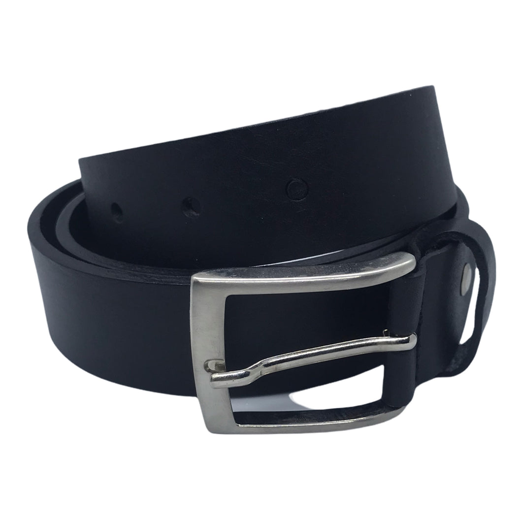 Ceinture Homme Cuir Véritable  3,5 cm Noir-CTR2012