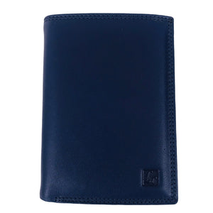 Portefeuille Cuir Vachette Fancil AC1802A Bleu